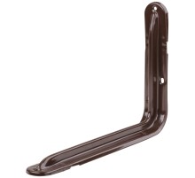 Уголок-кронштейн усиленный коричневый 200х300мм (1,0 мм) FIT IT