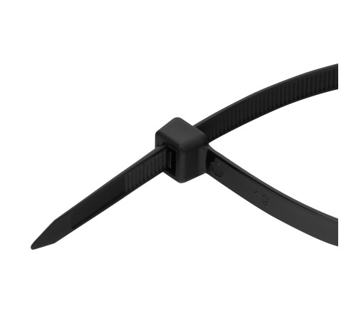 Хомуты, 300 х 8 мм, пластиковые, черные, 100 шт Сибртех