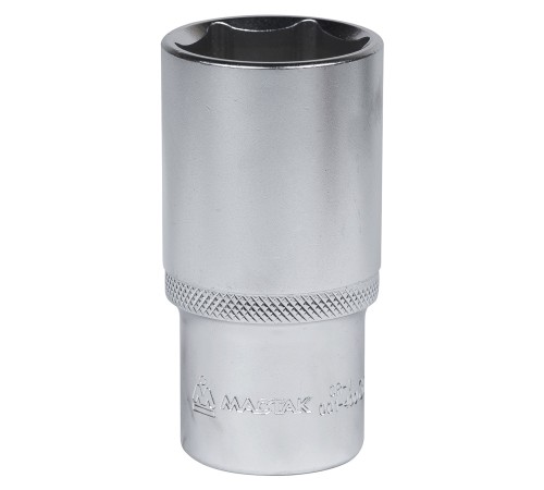Головка торцевая глубокая шестигранная 1/2", 30 мм МАСТАК 001-40030 Головка торцевая глубокая шестигранная 1/2", 30 мм МАСТАК 001-40030