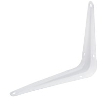 Уголок-кронштейн белый 100х125 мм (0,7 мм) FIT DIY