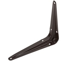 Уголок-кронштейн коричневый 100х125 мм (0,7 мм) FIT DIY