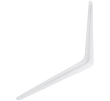 Уголок-кронштейн белый  200х250 мм (0,8 мм) FIT DIY