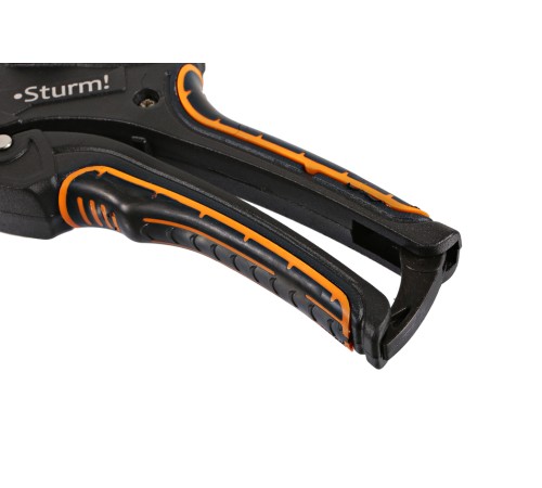 Ножницы для резки труб ПВХ 50мм, лезвие SK5 с тефлоновым покрытием Sturm!