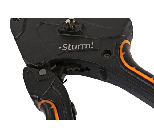 Ножницы для резки труб ПВХ 50мм, лезвие SK5 с тефлоновым покрытием Sturm!