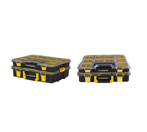 HSP2KIT Комплект органайзеров 2шт  DUALKIT система хранения HANSTORAGE PLUS, 440x354x170мм HSP2KIT Комплект органайзеров 2шт  DUALKIT система хранения HANSTORAGE PLUS, 440x354x170мм