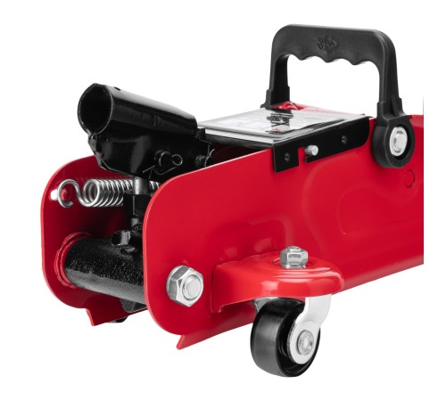 Домкрат гидравлический подкатной, 2 т, 135-320 мм, в пласт. кейсе MTX