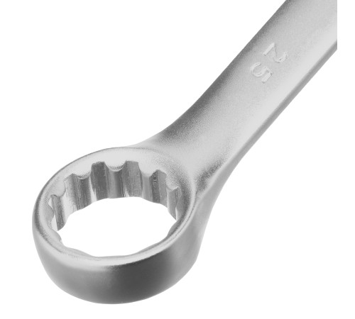 Ключ комбинированный, 25 мм, CrV, матовый хром Stels