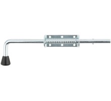 Засов пружинный накладной, круглый ригель, 250 мм РОС