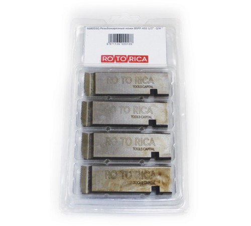 Резьбонарезные ножи Rotorica BSPР R 1/2" -3/4" HSS Резьбонарезные ножи Rotorica BSPР R 1/2" -3/4" HSS