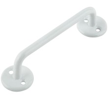 Ручка скоба, 100 мм, белая РОС