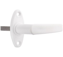 Ручка оконная пластиковая белая КУРС РОС