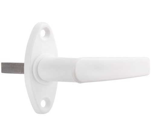 Ручка оконная пластиковая белая КУРС РОС