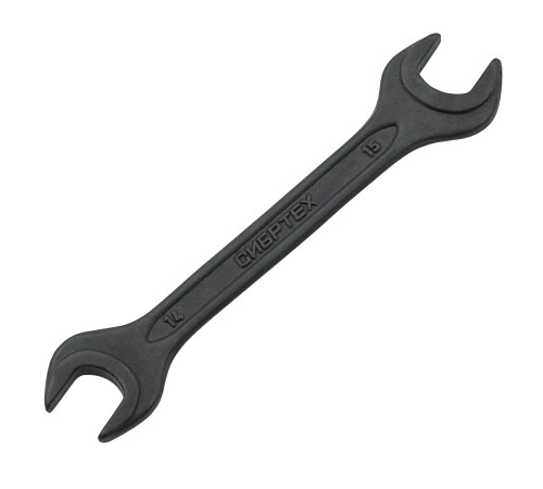 Набор ключей рожковых, 6-19 мм, 6 шт, CrV, фосфатированные, ГОСТ 2839 Сибртех