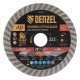 Диск алмазный отрезной DENZEL Турбо, ф125 х 22.2 мм, сухой рез, HWD92, турбированная рабочая часть, круг, 731080