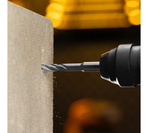 Бур по бетону, цельная крестовая пластина, 8x115 мм, SDS PLUS Denzel