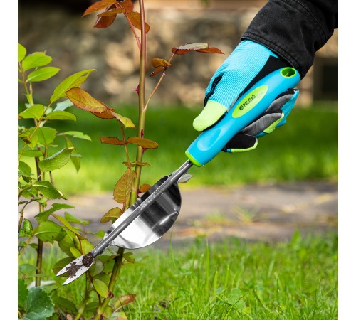 Корнеудалитель, 345 мм, нержавеющая сталь, двухкомпонентная рукоятка, Premium Plus, Palisad Корнеудалитель, 345 мм, нержавеющая сталь, двухкомпонентная рукоятка, Premium Plus, Palisad