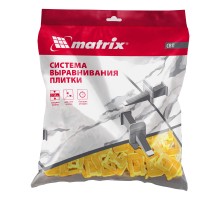 Зажим для системы выравнивания плитки СВП Ворота, 1 мм, 100 шт. Matrix