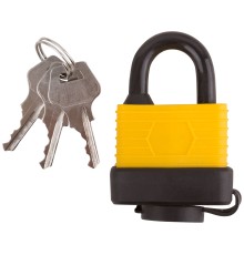 Замок навесной всепогодный 40х31 мм, стальная дужка 6 мм FIT DIY