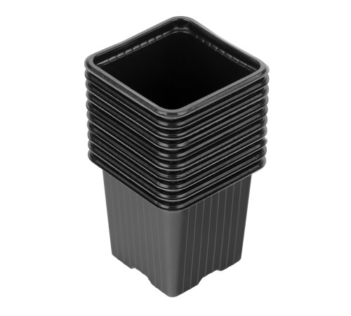 Горшочек для рассады, 70 х 70 х 65 мм, полистирол, 10 шт Горшочек для рассады, 70 х 70 х 65 мм, полистирол, 10 шт