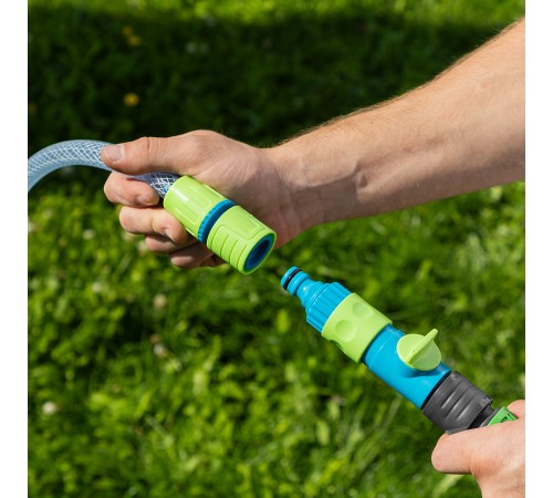 Шланг поливочный прозрачный армированный 3-х слойный, 1/2