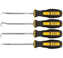 Набор монтажных захватов 4 шт., прорезиненные ручки FIT IT