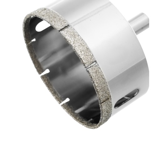 Сверло по стеклу и керамической плитке, 65 х 55 мм, цилиндрический хвостовик Сибртех