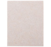 Подкладка для мебели самоклеющаяся сплошная 80 х 100 мм, 1 шт., войлок FIT IT