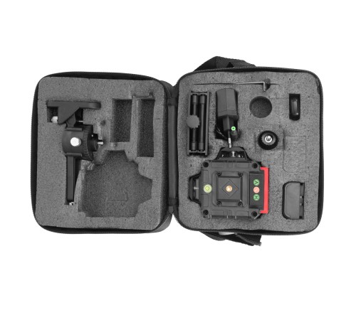 Лазерный уровень м-призм. ML 360-4 Basic SET, 30 м, зеленый луч, акк. Li 3000 мАч, сумка MTX