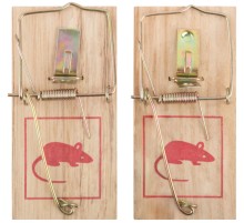 Мышеловки деревянные малые 2 шт., 100 х 45 мм FIT DIY Мышеловки деревянные малые 2 шт., 100 х 45 мм FIT DIY