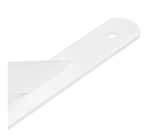 Кронштейн усиленный, 300 х 200 х 30 х 4 мм, белый Сибртех