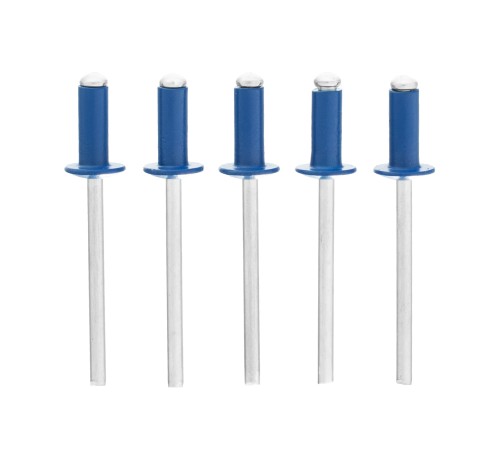 Заклепки 4.0 х 10 мм RAL 5005, синие, 50 шт Matrix