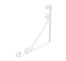 Кронштейн декоративный, 250 х 250 мм, белый Сибртех