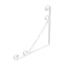 Кронштейн декоративный, 250 х 250 мм, белый Сибртех
