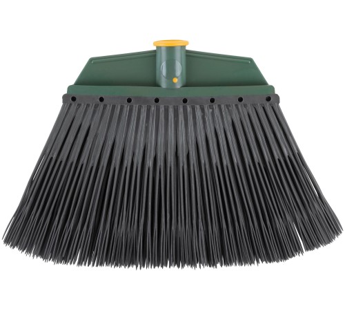 Метла пластиковая №5, плоская черная 265х385 мм ( посадочный диаметр 25 мм ) КУРС РОС