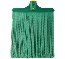 Метла пластиковая №1, плоская мягкая  260х330 мм ( посадочный диаметр 25 мм ) КУРС РОС