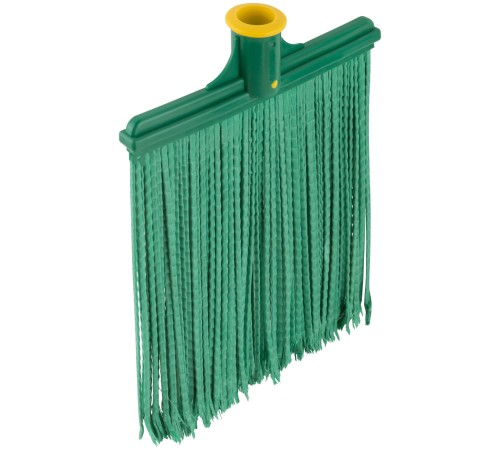 Метла пластиковая №1, плоская мягкая  260х330 мм ( посадочный диаметр 25 мм ) КУРС РОС