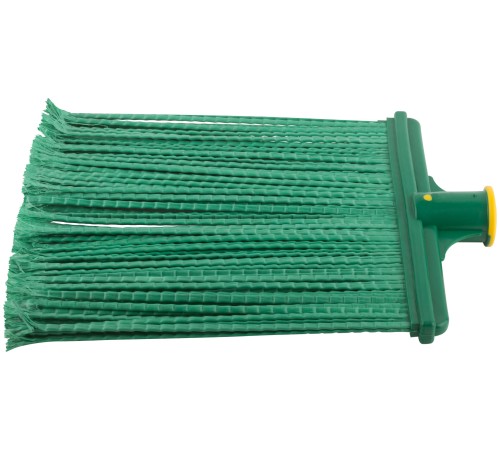 Метла пластиковая №1, плоская мягкая  260х330 мм ( посадочный диаметр 25 мм ) КУРС РОС