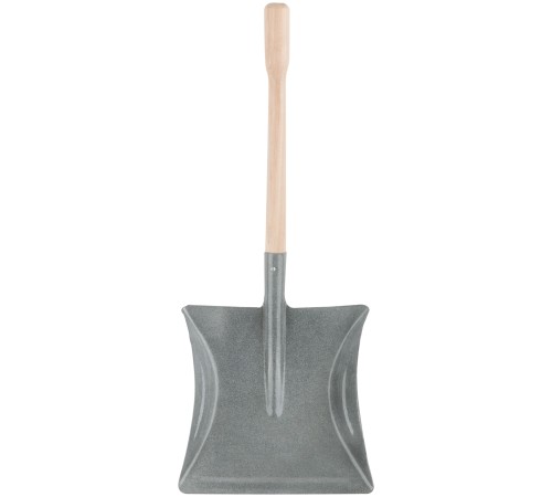 Совок для мусора стальной с ручкой РОС