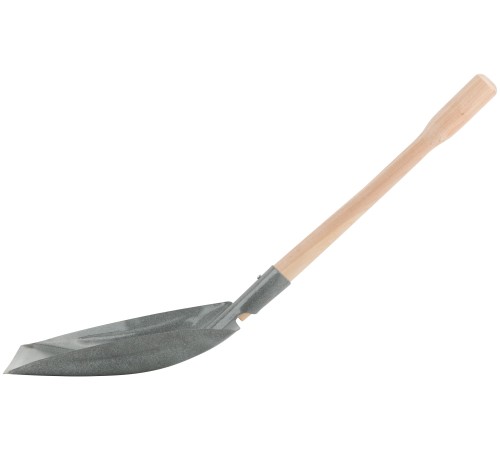 Совок для мусора стальной с ручкой РОС