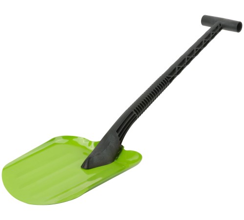 Лопата автомобильная стальная, морозостойкий пластиковый черенок 80х205x700 мм КУРС РОС