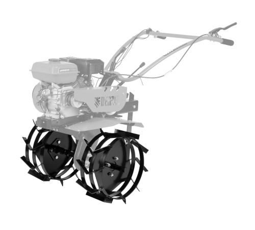 Грунтозацепы 425/200 мм, посадка круг 30 мм, комплект 2 шт// Denzel