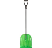 Лопата для уборки снега Профи поликарбонатная, алюминиевый черенок, малая 340х385х1350 мм FIT РОС