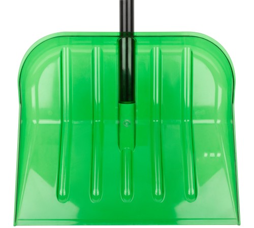 Лопата для уборки снега Профи поликарбонатная, алюминиевый черенок, средняя 460х400х1380 мм FIT РОС