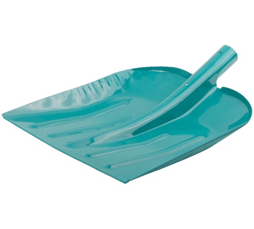 Лопата для уборки снега тротуарная стальная без черенка 390х456 мм КУРС РОС