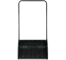 Скрепер для уборки снега пластиковый, металлическая ручка 700x465x1360 мм КУРС РОС