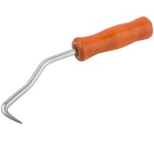 Крюк для вязки арматуры, деревянная ручка 220 мм FIT IT