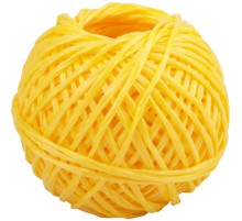 Шпагат полипропиленовый 1000 текс, 50 м желтый КУРС РОС