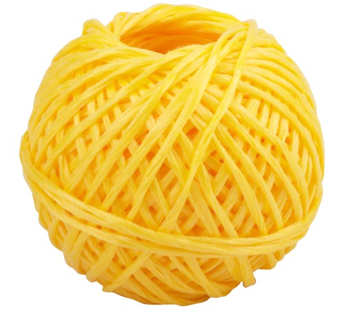 Шпагат полипропиленовый 1000 текс, 50 м желтый КУРС РОС