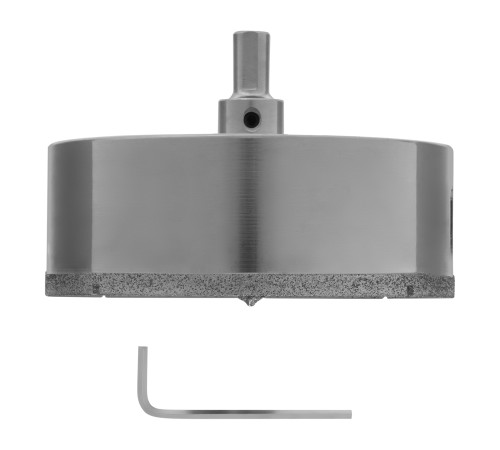 Сверло алмазное по керамограниту, 110 х 67 мм, трехгранный хвостовик Matrix