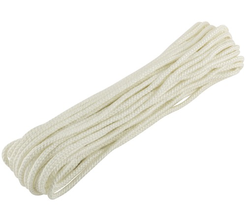 Фал капроновый плетеный 16-ти прядный с сердечником  6 мм х 20 м, р/н= 450 кгс КУРС БЕЛ